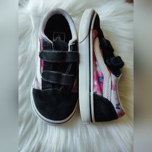 VANS Toddler Old Skool Pink Butterfly 9c